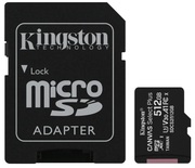 512GBKingstonmicroSDClass10UHS-IU1V10A1+SDadapterCanvasSelectPlus,Upto:100MB/s