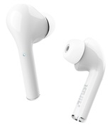 TrustNikaTouchBluetoothWirelessTWSEarphones-White,Upto6hoursofplaytime,Manageallimportantfunctions(next/previous/pause/play/voiceassistant)withasimpletouch