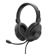 TrustOzoOver-EarUSBHeadset,40mmdriverunits,FlexibleMicrophone,USBconnection,2mcable,Black