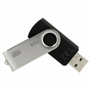 ФлешкаGoodRamUTS2,64GB,USB2.0,UTS2-0640K0R11,Black