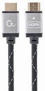 GembirdCCB-HDMIL-2M,2m,HDMImale-male,SelectPlusSeries,HighspeedHDMIcablewithEthernet,Supports4KUHDresolutionsat60Hz,Durablenylonbraidingandpremiumstyleconnectors
