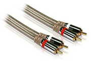 PhilipsSWA3521Audioextensioncable,cablelength1,5m,color-codedand24kgold-platedconnectors.