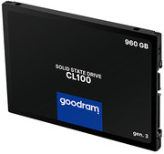 2.5"SSD960GBGOODRAMCL100Gen.3,SATAIII,SequentialReads:540MB/s,SequentialWrites:460MB/s,Thickness-7mm,ControllerMarvell88NV1120,3DNANDTLC