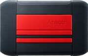 1.0TB(USB3.1)2.5"ApacerAC633Military-GradeShockproofHardDrive,Black-Red(AP1TBAC633R-1)