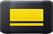 1.0TB(USB3.1)2.5"ApacerAC633Military-GradeShockproofHardDrive,Black-Yellow(AP1TBAC633Y-1)