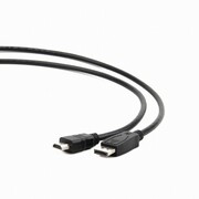 CableDP-HDMI-1.8m-CablexpertCC-DP-HDMI-6,1.8m,HDMItypeA(male)onlytoDP(male)cable,(cableisnotbi-directional),Black