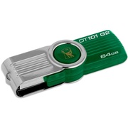 ФлешкаKingstonDataTraveler101,Generation2,64GB,USB2.0,Green