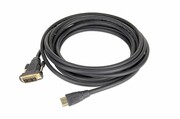 CableHDMI-DVI-3m-Cablexpert-CC-HDMI-DVI-10,3m,HDMItoDVI18+1pinsinglelink,male-male,Blackcablewithgold-platedconnectors,Bulk