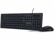 GembirdKBS-UM-03-RU,Multimediadesktopset,MultimediaKeyboard+Mouse4buttons(1600dpi),USB,Black