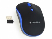 GembirdMUSW-4B-03-B,WirelessOpticalMouse,2.4GHz,4-button,800/1200/1600dpi,NanoReciver,USB,Black/Blue