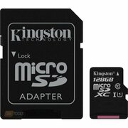 KingstonSDC10G2/128GBmicroSDHC(Class10UHS-I)+AdapterMicroSD->SD(carddememorie/картапамяти)