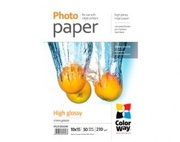 ColorWayHighGlossyPhotoPaper4R,210g/m2,500pack