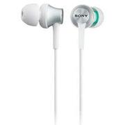 EarphonesSONYMDR-EX110AP,Miconcable,4pin3.5mmjackL-shaped,Cable:1.2m,White