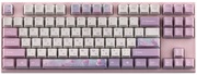KeyboardVarmiloVEM87DreamsOnBoard87Key,ECV2Rose,USB-A,EN/UKR,WhiteLed,Pink