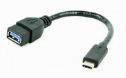 AdapterType-C-USB3.0-GembirdA-OTG-CMAF3-01,USB3.0OTGtype-C(male)totype-A(female)adaptercable,Black
