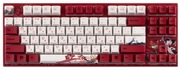 KeyboardVarmiloVEM87Koi87Key,ECV2Rose,USB-A,EN/UKR,WhiteLed,Red