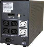 UPSPowerComImperial2000APDisplayLineInteractive,AVR,CPU,Tel.Protect,5SocketsIEC320,USB