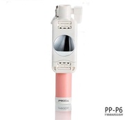 RemaxSelfiestickP6,wired,Pink