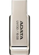 16GBUSB2.0FlashDriveADATA"UV130",Gold,Zinc-Alloy,SlimCapless,f/Keychain(R/W:18/6MB/s)