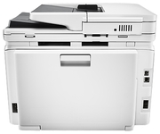 HPColorLaserJetProMFPM277dwPrint/Copy/Scan/Fax,Upto18ppm,Duplex,256MBRAM,600x600dpi,Upto30000p.,50-sheetADF,7.6cmtouch,PCL5c/6,Postscript3,USB2.0,GigabitEthernet,Wi-Fi802.11b/g/n,HPePrint,AppleAirPrint™,White