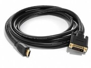CableHDMI-DVI-3m-BracktonBasicDHD-SKB-0300.B,3m,DVI-Dcable24+1toHDMI19pin,m/m,double-shielded1080i,pasticplug,goldencontacts