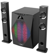 Speakers2.1F&DT-300X,70W(35W+2x17,5W)Bluetooth4.0,USB,FMTuner,LED,Display,Multi-ColorLEDLight,Microphoneincluded,Remotecontrol