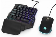 GamingKitIVARTWIN,35-keykeyboard&mouse,1000-3200dpi,7buttons,RainbowLED,USB