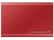 1.0TB(USB3.2/Type-C)SamsungPortableSSDT7,Red(85x57x8mm,58g,R/W:1050/1000MB/s)