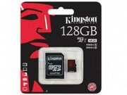 Kingston128GBmicroSDXCClass10UHS-IU3withSDadapter,Ultimate,633x,Read:90Mb/s,Write:80Mb/s