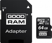 64GBGoodRAMmicroSDHCClass10UHS-I+SDadapter,Upto:100MB/s