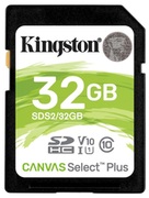 32GBSDClass10UHS-IU1(V10)KingstonCanvasSelectPlus,Upto:100MB/s