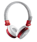 HeadphonesTrustURFyberGrey/Red,Miconcable,4pin1*jack3.5mm,foldable