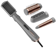 HairHotAirStylerBabylissAS136E,1000W,2speedsettings,2attachmentsbrushes.concentrator,gray