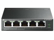 .5-port10/100MTP-LINKPoESwitch,TL-SF1005LP,with4PortPoE,41WBudget,steelcase