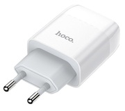 HocoC73AGloriousdualportcharger(EU)2.4A,2xUSB,white,712912