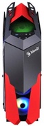 CaseATXBloodyGH-30,w/oPSU,4x120mm,RGB,DualTemperedGlass,USB3.0,Blac/Red
