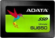 240GBSSD2.5"ADATAUltimateSU650,7mm,3DNAND,Read520MB/s,Write450MB/s,SATAIII6.0Gbps(solidstatedriveinternSSD/внутренийвысокоскоростнойнакопительSSD)