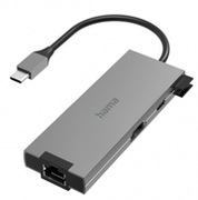 HamaUSB-CHub,Multiport,5Ports,3xUSB-A,USB-C,HDMIв„ў
