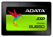 2.5"SATASSD256GBADATAUltimateSU650[R/W:520/450MB/s,40K/75KIOPS,MK/SMI,3D-NANDTLC]
