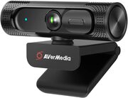 AverMediaHD1080pWideAngleWebcam-PW315:USB2.0FHD1080p60fpsWebcam,Ultra-wide95°FOV,2MPCMOSsensor,360-Rotation,PrivacyShutter,FlexibleMounting,FixedFocus,DualStereomicrophones,Cablelength:1.5m