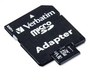 КартапамятиVerbatimPremium64GBmicroSDClass10A1UHS-I+SDadapter
