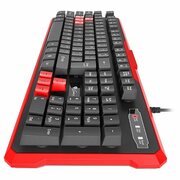 КлавиатурапроводнаяNatecGenesisRhod110USBBlack/Red