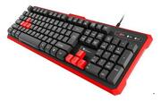 КлавиатурапроводнаяNatecGenesisRhod110USBBlack/Red