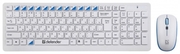 DefenderSkyline895Nano(Keyboard&Mouse),White,(45895),WirelessDesktopSet,UltraSlimKeycaps