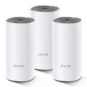 TP-LINKDecoE4(3-pack)AC1200MeshWi-FiSystem,2LANPort,867Mbpson5GHz+300Mbpson2.4GHz,802.11ac/b/g/n,Wi-FiDead-ZoneKiller,SeamlessRoamingwithOneWi-FiName,Antivirus,ParentalControls