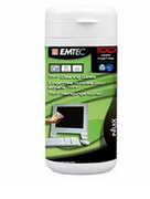 EMTECCD/DVD-DiscCleaningWipesDispenser,100pcs