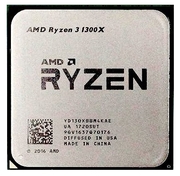AMDRyzen31300X,SocketAM4,3.5-3.7GHz(4C/4T),2MBL2+8MBL3Cache,14nm65W,Unlocked,BulkwithWraithStealthCooler
