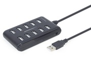 USB2.0Hub10-portGembirdUHB-U2P10P-01,Black