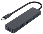 USB3.0Hub4-portwithswitches,Output:1*USB3.0;3*USB2.0,GembirdUHB-U3P4-01,Black