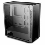 DEEPCOOL"MATREXX55ADD-RGB"ATXCase,withSide-Window(fullsized4mmthickness),TemperedGlassSide&Frontpanel,withoutPSU,Tool-less,RGBLEDStripinthefront,2extraconnectorsfor5VADD-RGBdevices,1xUSB3.0,2xUSB2.0/Audio,Black